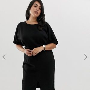ASOS DESIGN Curve wiggle midi dress